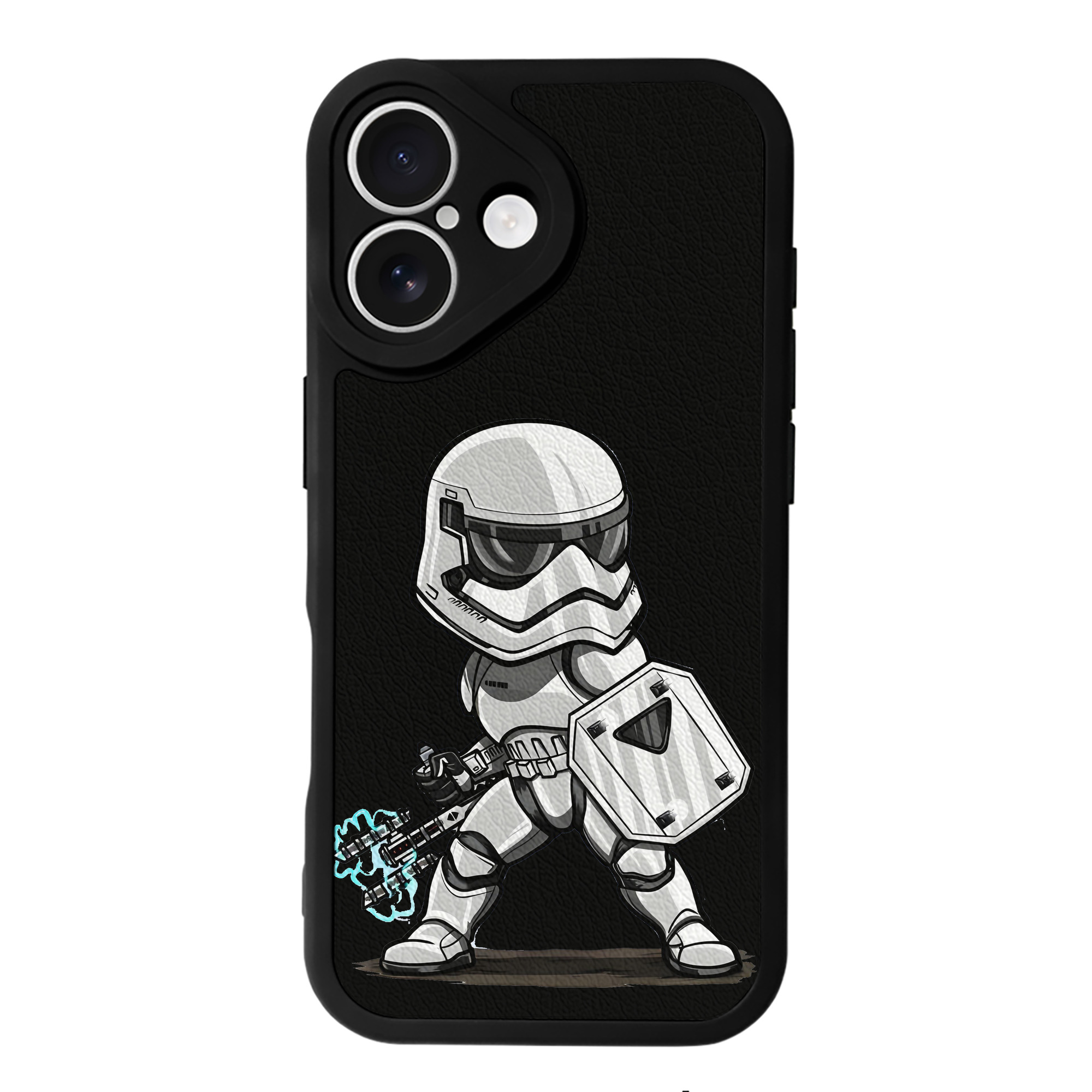 （画像用） スター・ウォーズ Star Wars 【iPhone 16シリーズ対応】シリコンスマホケース（レザー調） 材質：シリコン